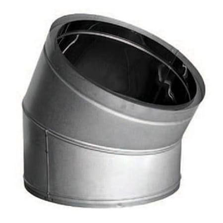 First Floor Designs 12 in. DuraTech Chimney 30deg Stainless Steel Elbow FI2212935